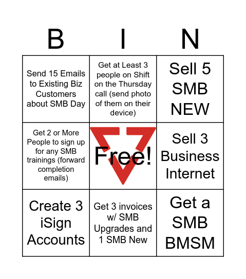 MD Winter Store Lead Bingo Card