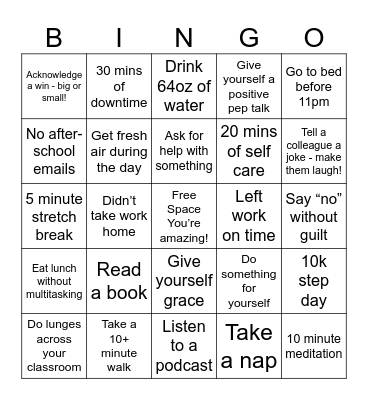 Shamrocks & Shenanigans Bingo Card