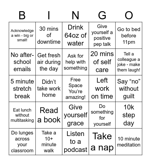 Shamrocks & Shenanigans Bingo Card