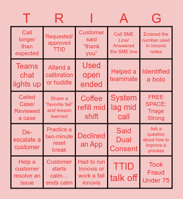 Fraud Force February Bingo Card