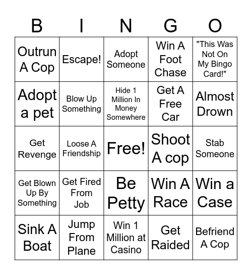 Raven's Bingo Card 2026 Bingo Card