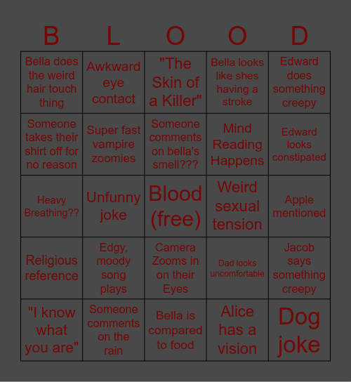 Twingo Bingo Card