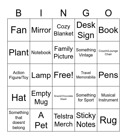 COE Connections Call Bingo Card