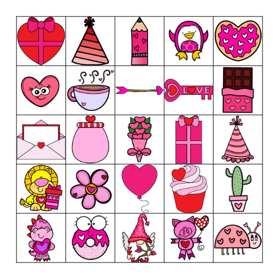 Aprio Valentine's Day Bingo Card