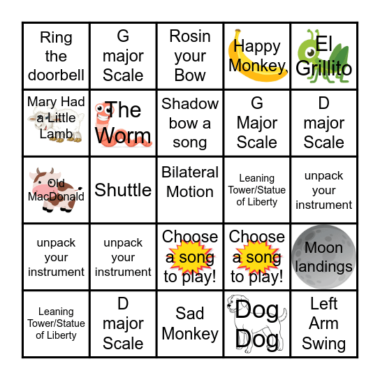 Practice Makes Easy! Bingo Card