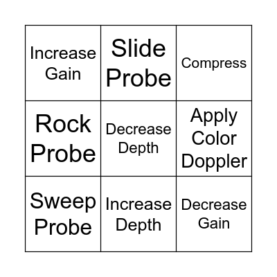 Power Moves Bingo Card