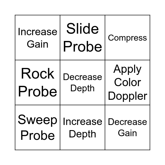 Power Moves Bingo Card