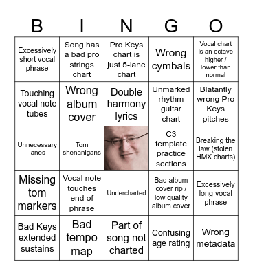 Bad Chart Bingo Card