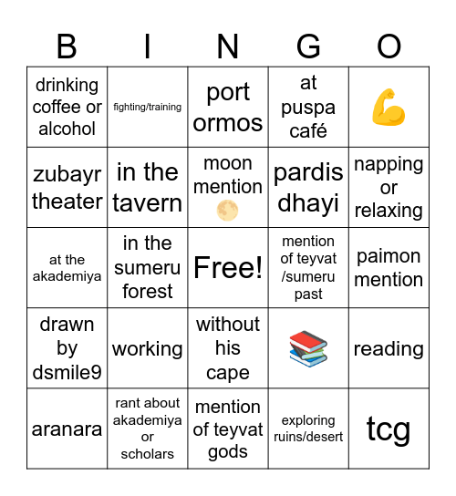 🌱 bday art Bingo Card