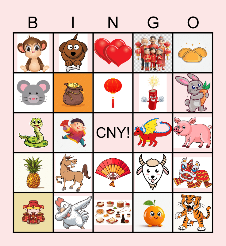 CNY BINGO Card