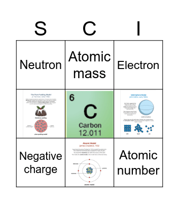 Y8 - Chemistry - Term 1 - Game 1 Bingo Card
