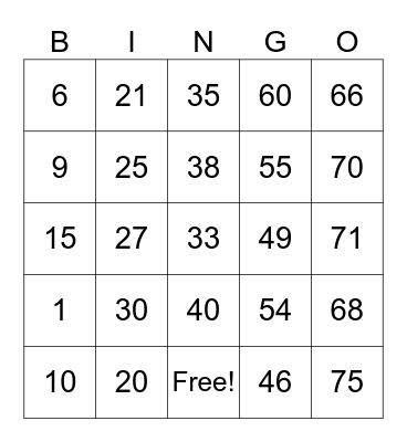 Markmarkmarkmar27 1 Bingo Card