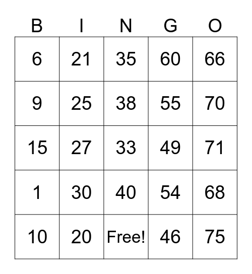 Markmarkmarkmar27 1 Bingo Card