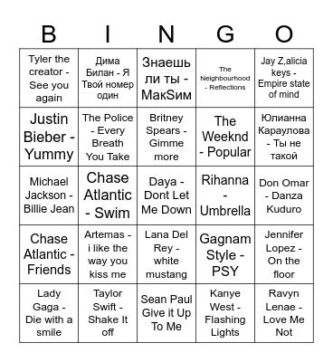 ITS BINGO TIME Bingo Card
