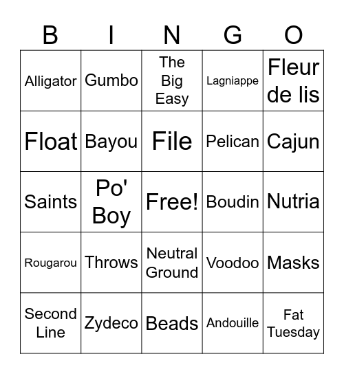 2026 Central Kick off Bingo Card