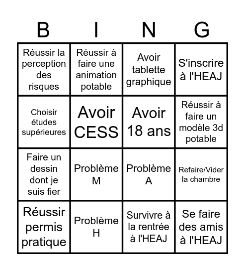 Bingo 2026 Bingo Card