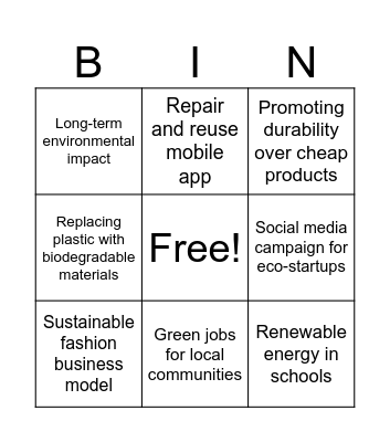 ‘No adults allowed’ Project Bingo Card