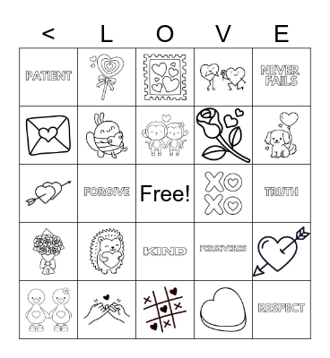 Valentine's Day! Bingo Card