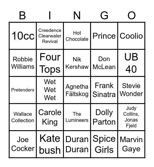 🐡 Bingo 117 🐡 Bingo Card
