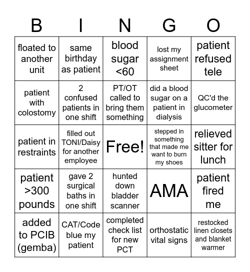 pct bingo round 4-pink Bingo Card