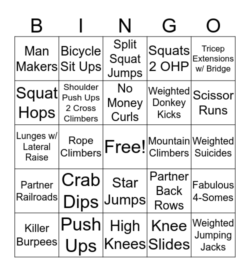 Bootcamp Bingo Card