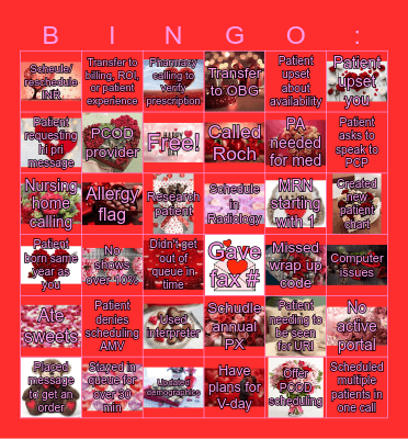 Valentines Bingo 2026 Bingo Card