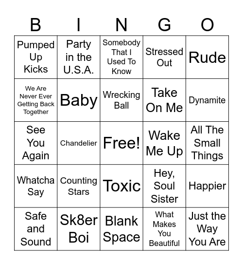 SINGO WINTER OLYMPICS Bingo Card