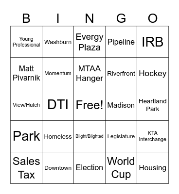 Jedo 2-11-2026 Bingo Card