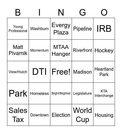Jedo 2-11-2026 Bingo Card
