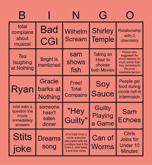 Alyssa Boozy Bingo Night Bingo Card