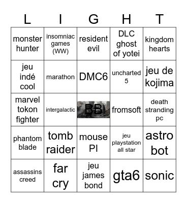 playstation direct Bingo Card