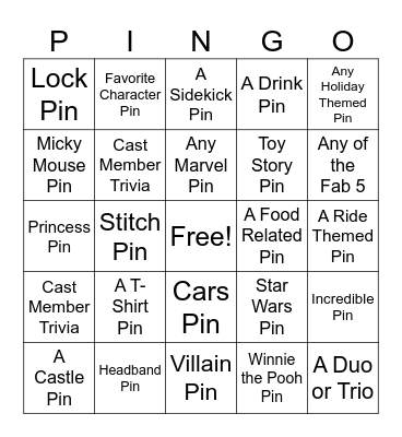 Round #3 Bingo Card