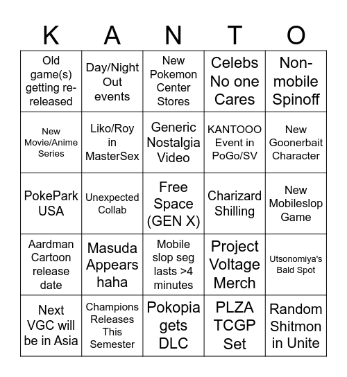 I hate my life: /vp/ edition Bingo Card
