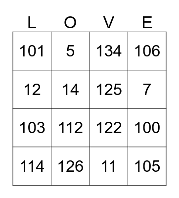 Happy Girl Boutique Bingo Card