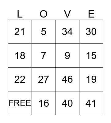 Happy Girl Boutique  Bingo Card