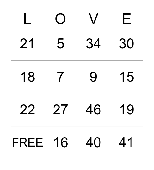 Happy Girl Boutique  Bingo Card