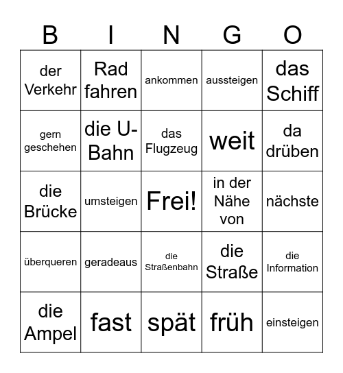 Bingo H3 Kapitel 3 Bingo Card