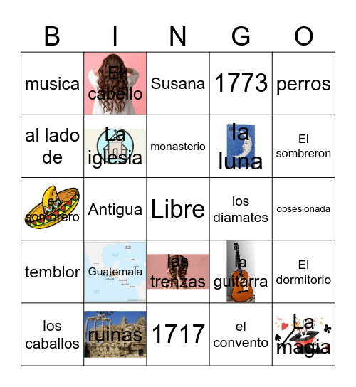 El Sombreron Bingo Card