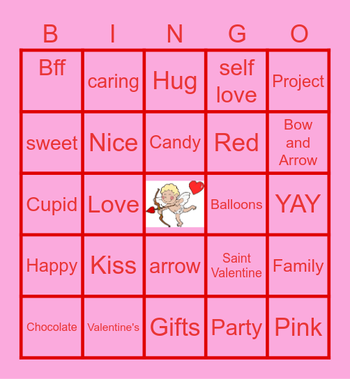 SAINT VALENTINE'S DAY! Bingo Card
