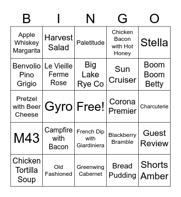Aletitude Bingo Card
