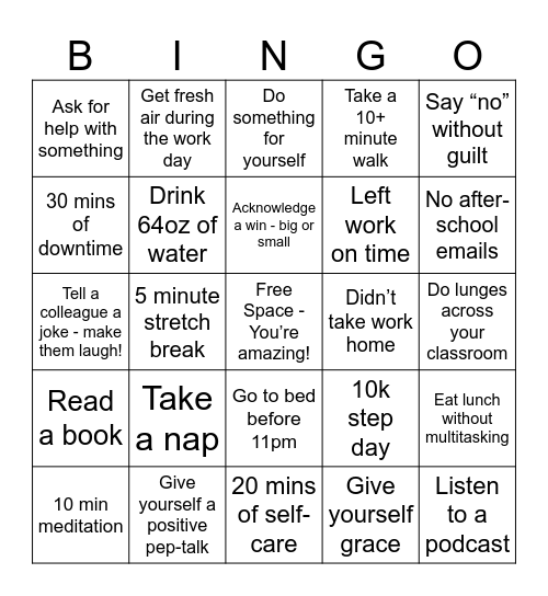 Shamrocks & Shenanigans Bingo Card