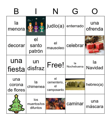 Ch.5 ¿Qué se celebra? Bingo Card