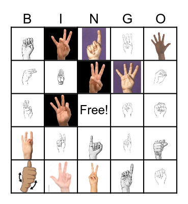 ASL BINGO Card