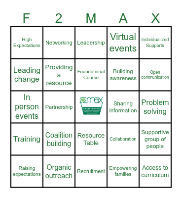 2026 FORUM BINGO Card