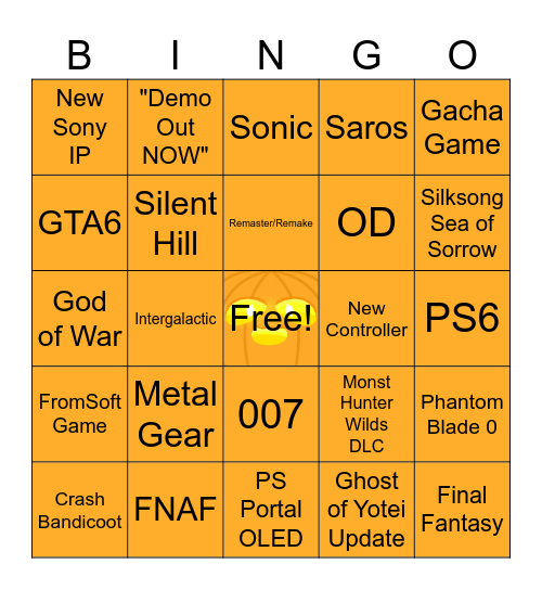 Ghostly's State of Play Feb 2026 Bingo Card