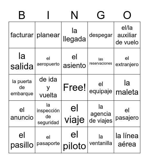 Autentico 2 8A Bingo Card