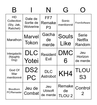 BIGGEST STATE OF PLAY OF ALL TIME OMG LA TEAM Bingo Card