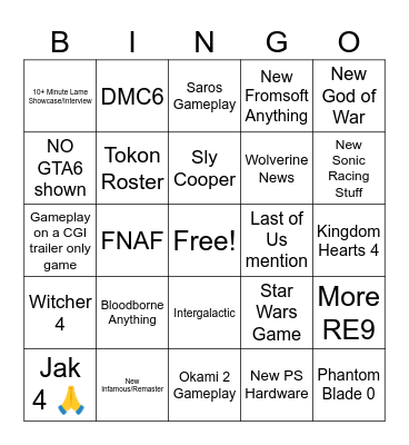 FEBRUARY 2026 SOP Bingo Card