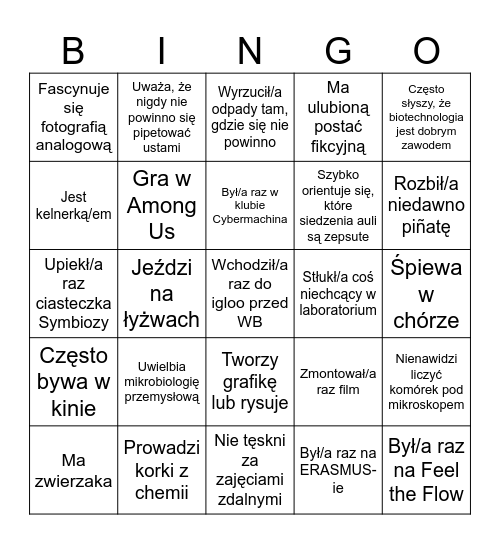 Sym-bingo-za epic Bingo Card