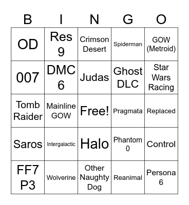 State of Hermanos Bingo Card